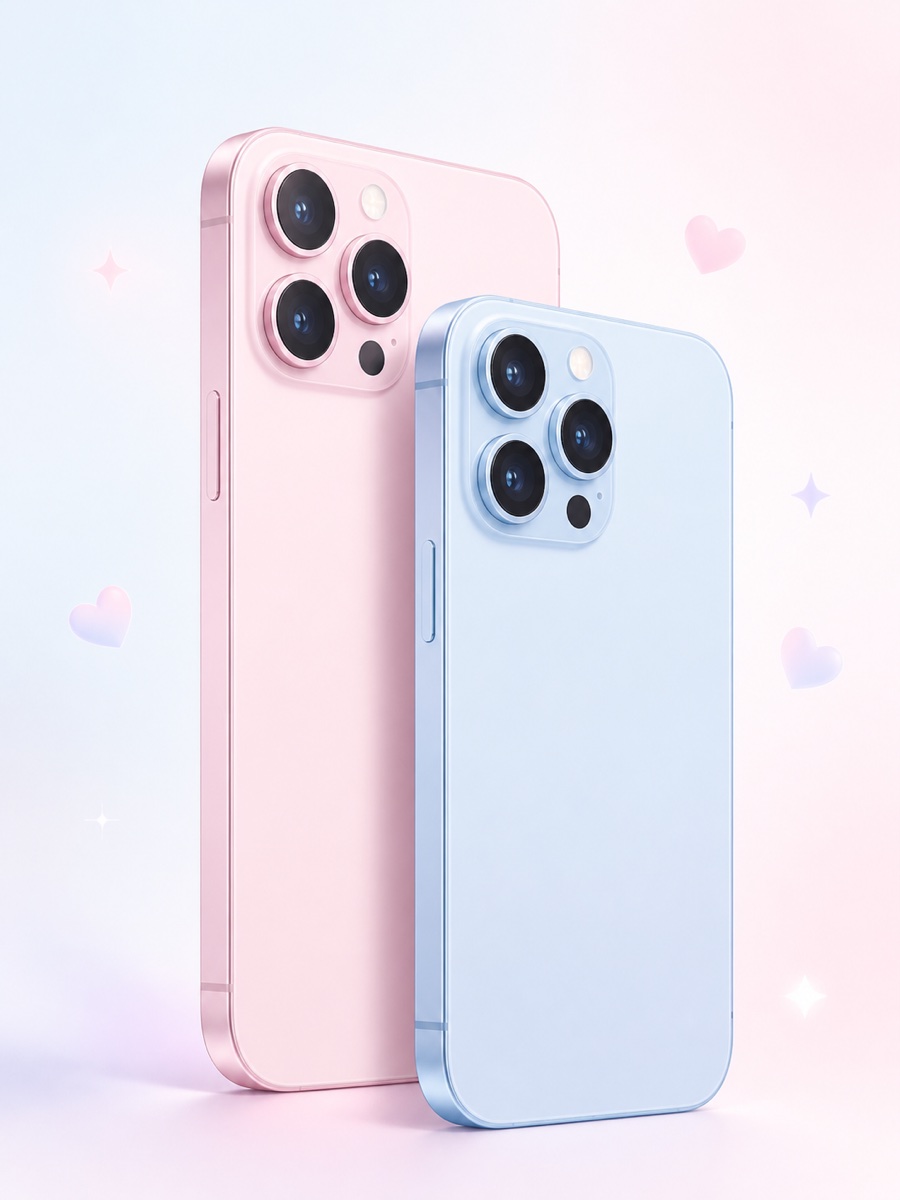 iPhone สีชมพูและสีฟ้าพาสเทล รับซื้อ-ขาย มือ 1 มือ 2 ที่ร้านซอโซ่ โมบาย ไอที เชียงใหม่
